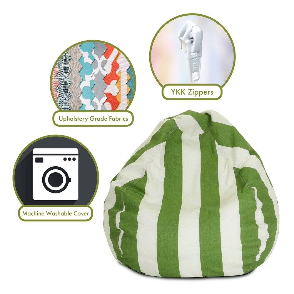 - Upholstery Grade Fabrics
- YKK Zippers
- Machine Washable Cover