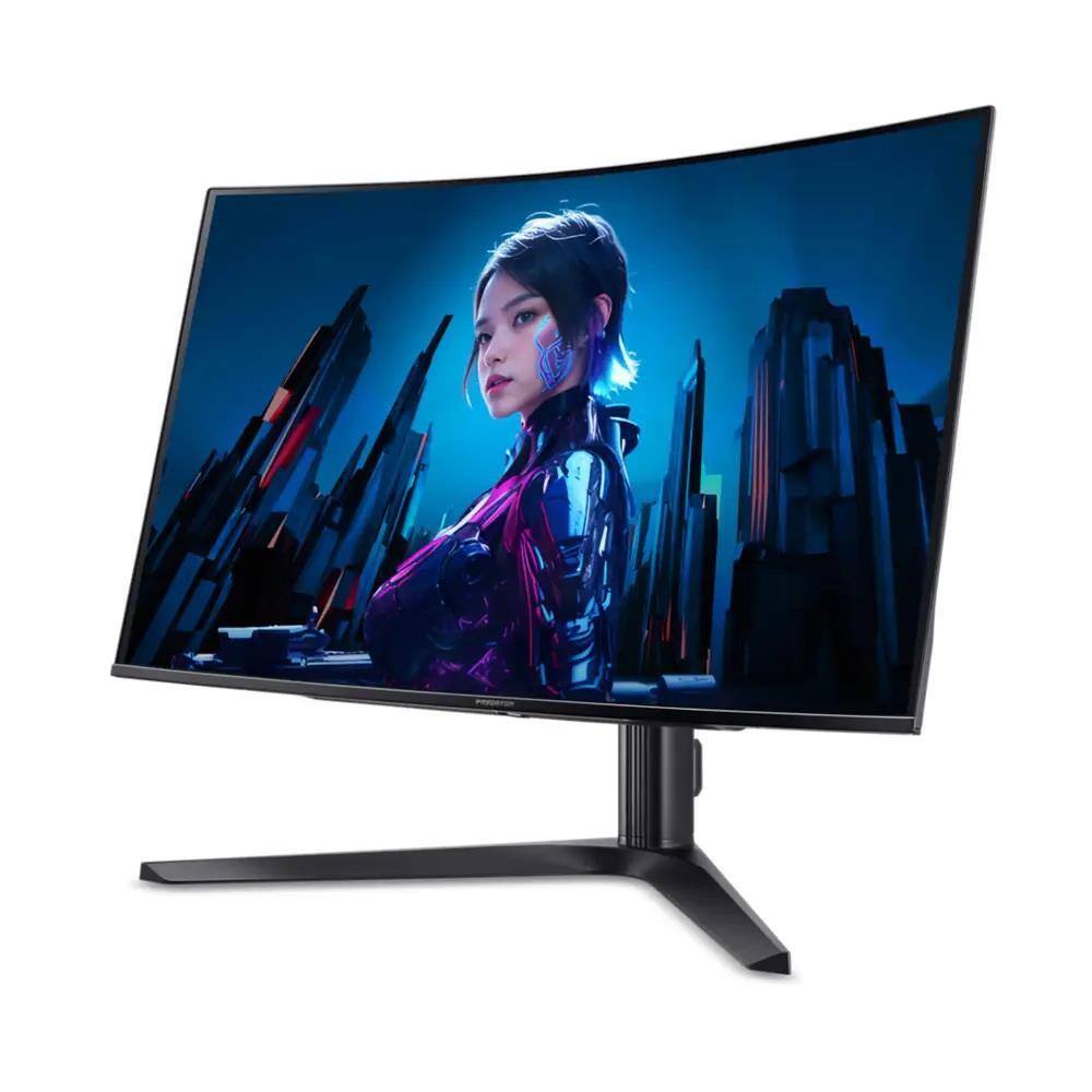 Left. Acer - Prediator X32 XBMIIPPHUZX 32" Gaming Monitor 3840x2160 250nits 240Hz 16:9 0.03ms X32 Xbmiipphuzx - Black.