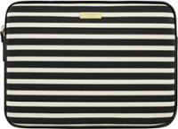 Front Zoom. kate spade new york - Sleeve for 13" Apple® MacBook® - Fairmont Square Black/Cream.