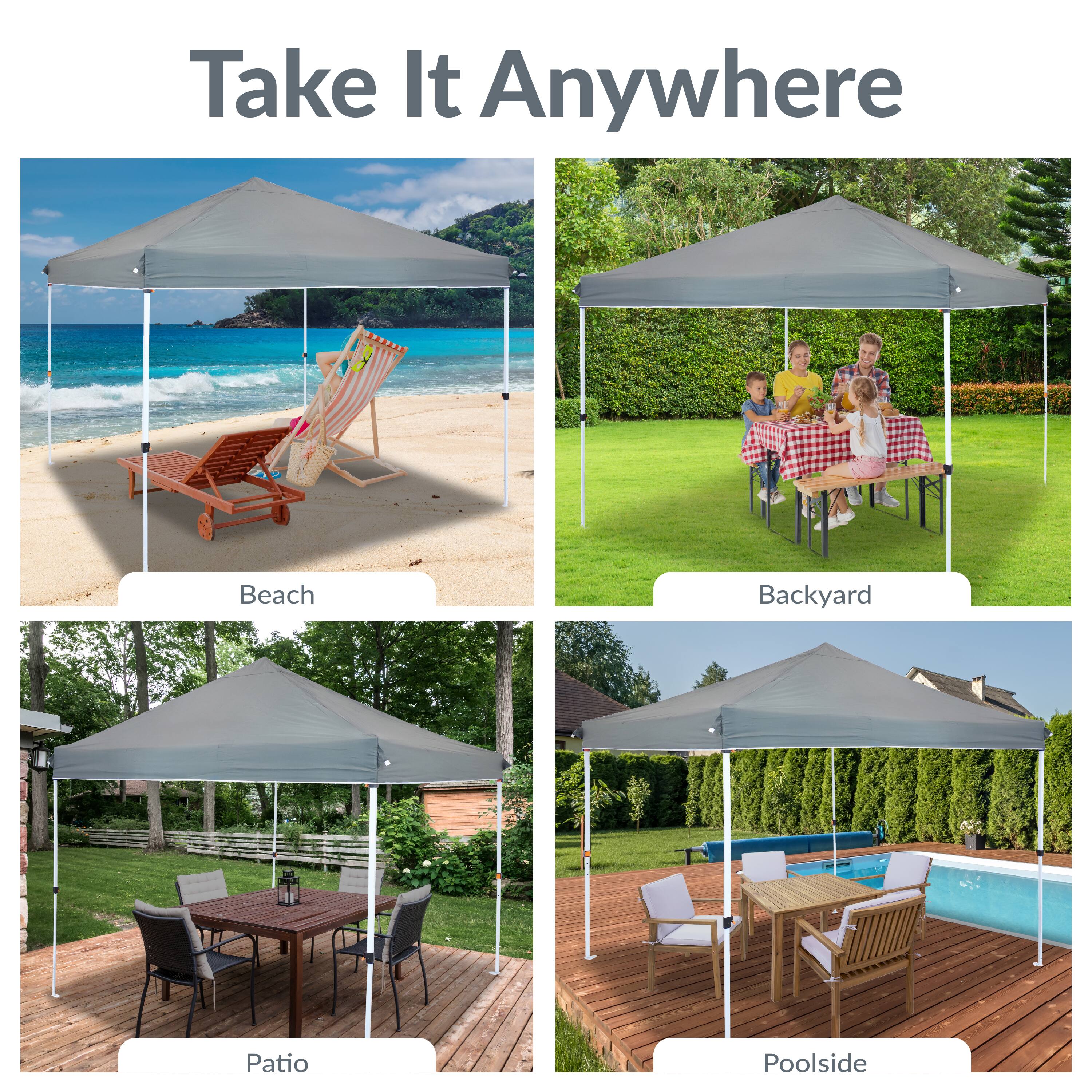 Take It Anywhere

Beach  
Backyard  
Patio  
Poolside