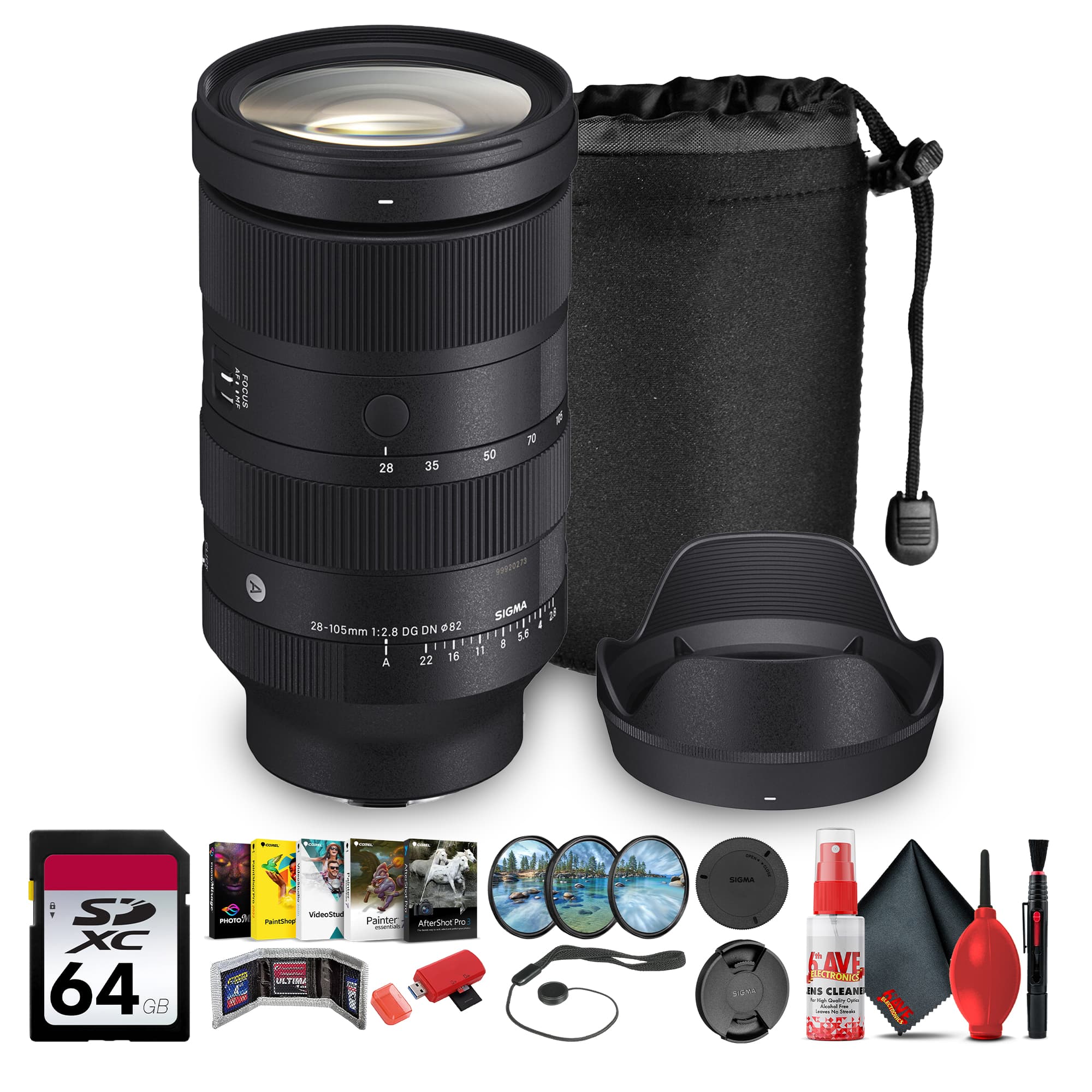 Sigma - 28-105mm f/2.8 DG DN Art Zoom Lens L-Mount Weather Sealed