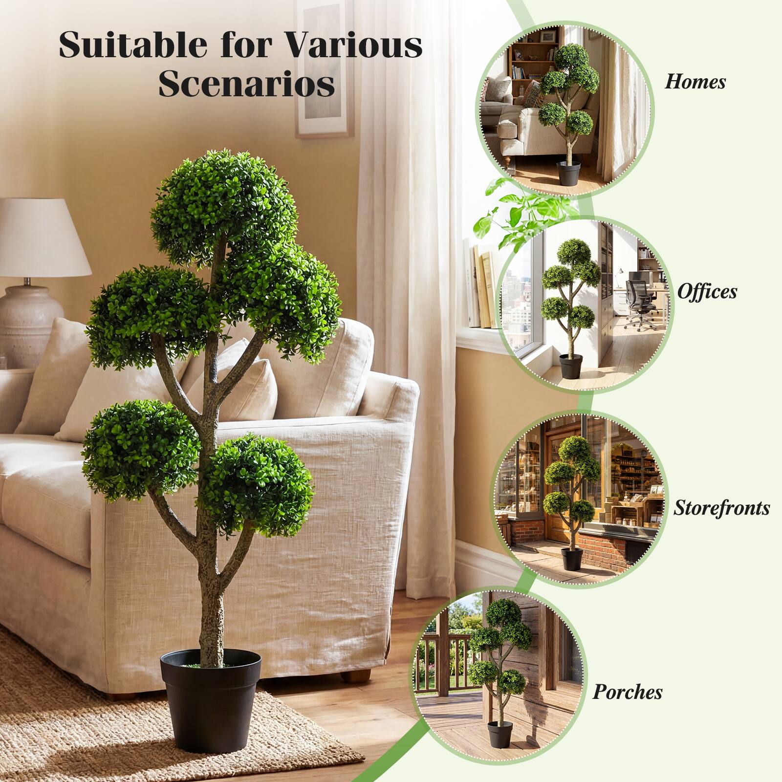 Suitable for Various Scenarios

- Homes
- Offices
- Storefronts
- Porches