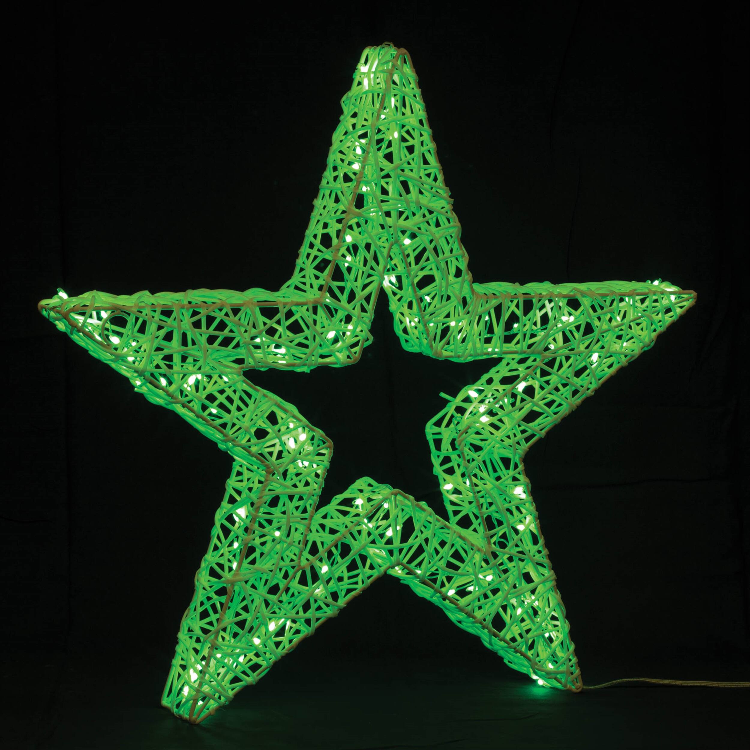 Alt View 2. BreeBe - Multicolor LED Star 22.5"H - White, Multicolor.