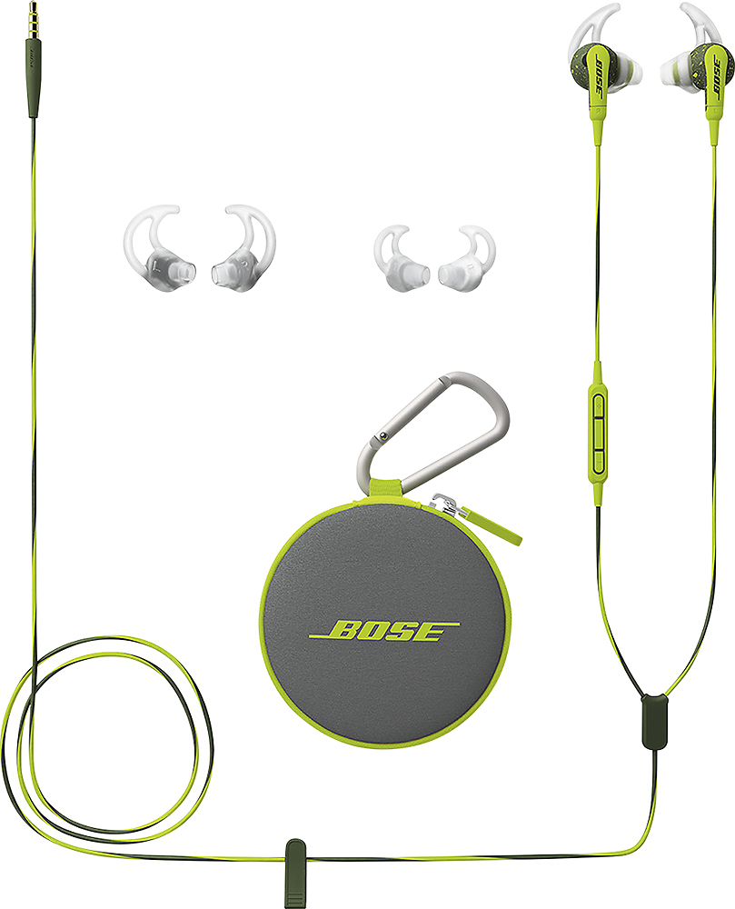 Best Buy: Bose SoundSport Wired In-Ear Headphones (iOS) Energy Green  SOUNDSPORT IE (IOS) GREEN