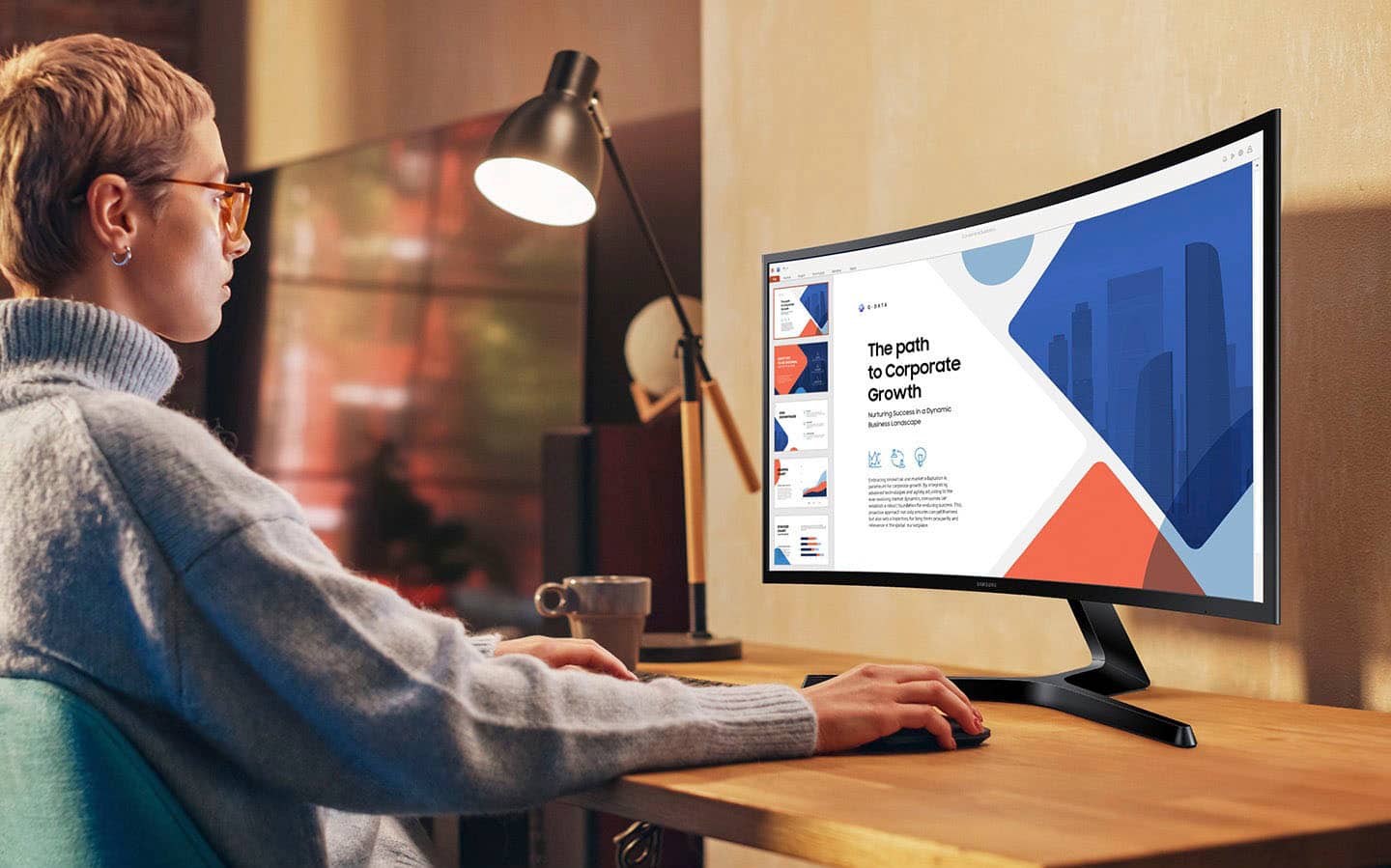 The text on the image reads: "60 d-2018 The path to Corporate Growth Success."