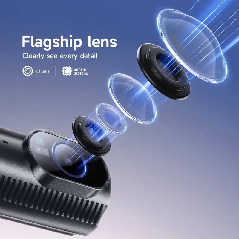 Flagship lens  
Clearly see every detail  

HD lens  
Sensor SC4336  
2K Wi-Fi