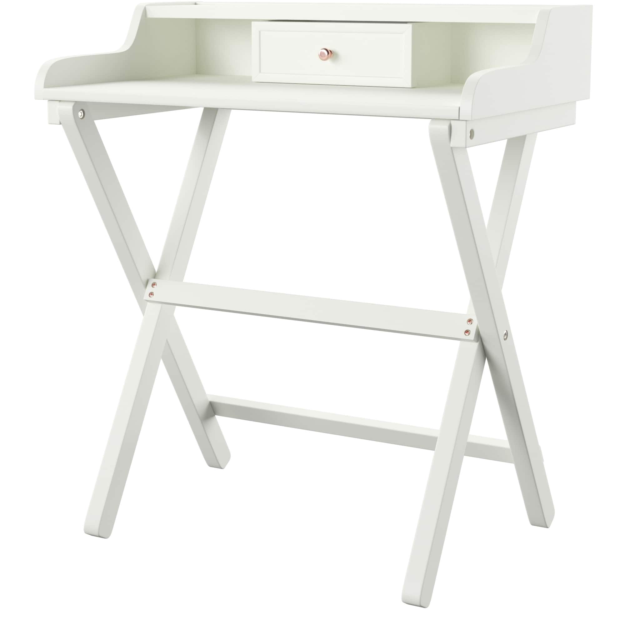 Front. Linon Home Décor - Fauna Folding Desk - White.