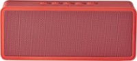 Front Zoom. Insignia™ - Portable Bluetooth Stereo Speaker - Red.