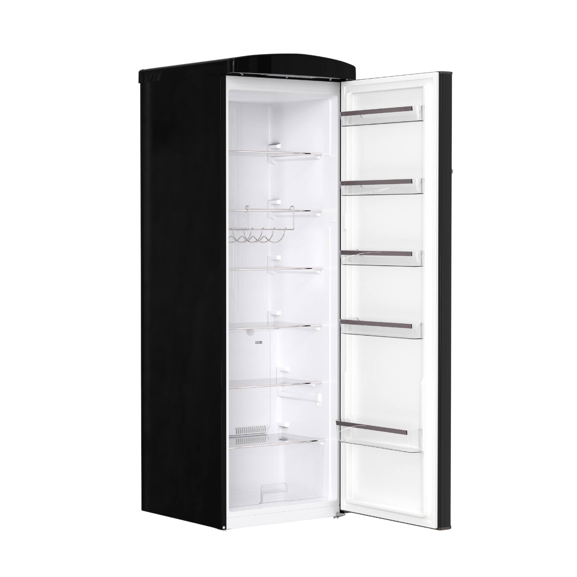 Angle. Conserv - Conserv 11cf Classic Retro Refrigerator 24 in Frost Free Eco R600a 110V - Black.