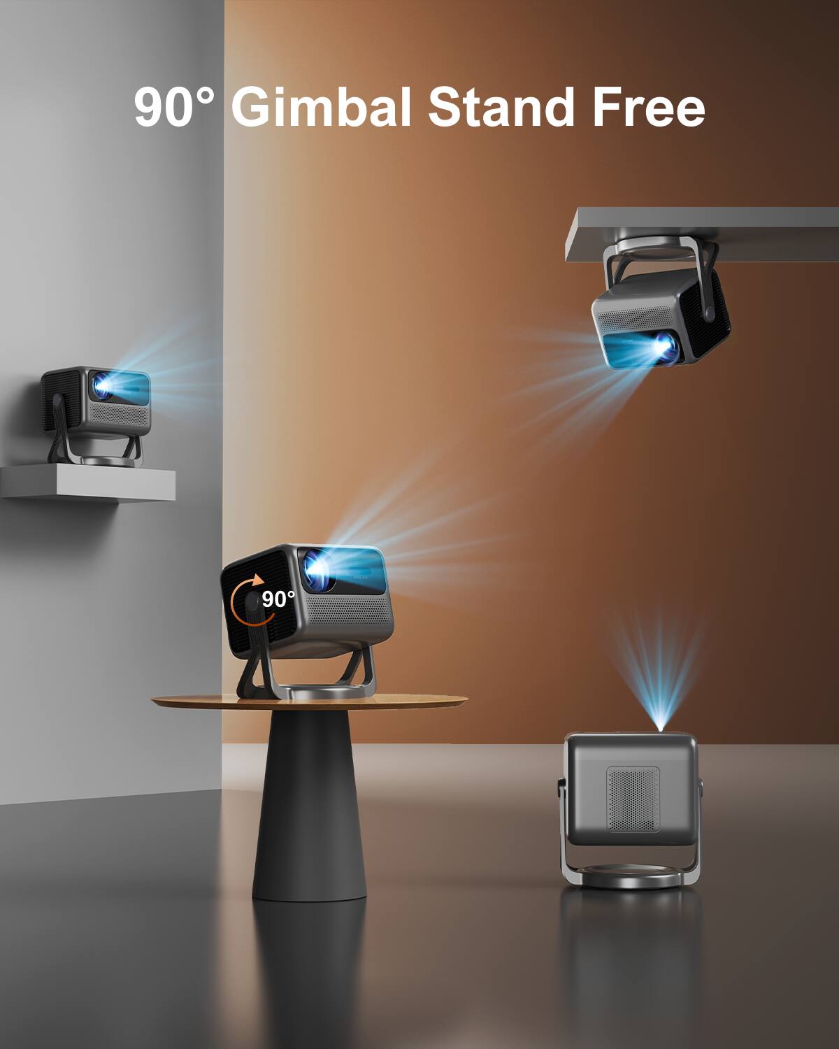 90° Gimbal Stand Free 90°