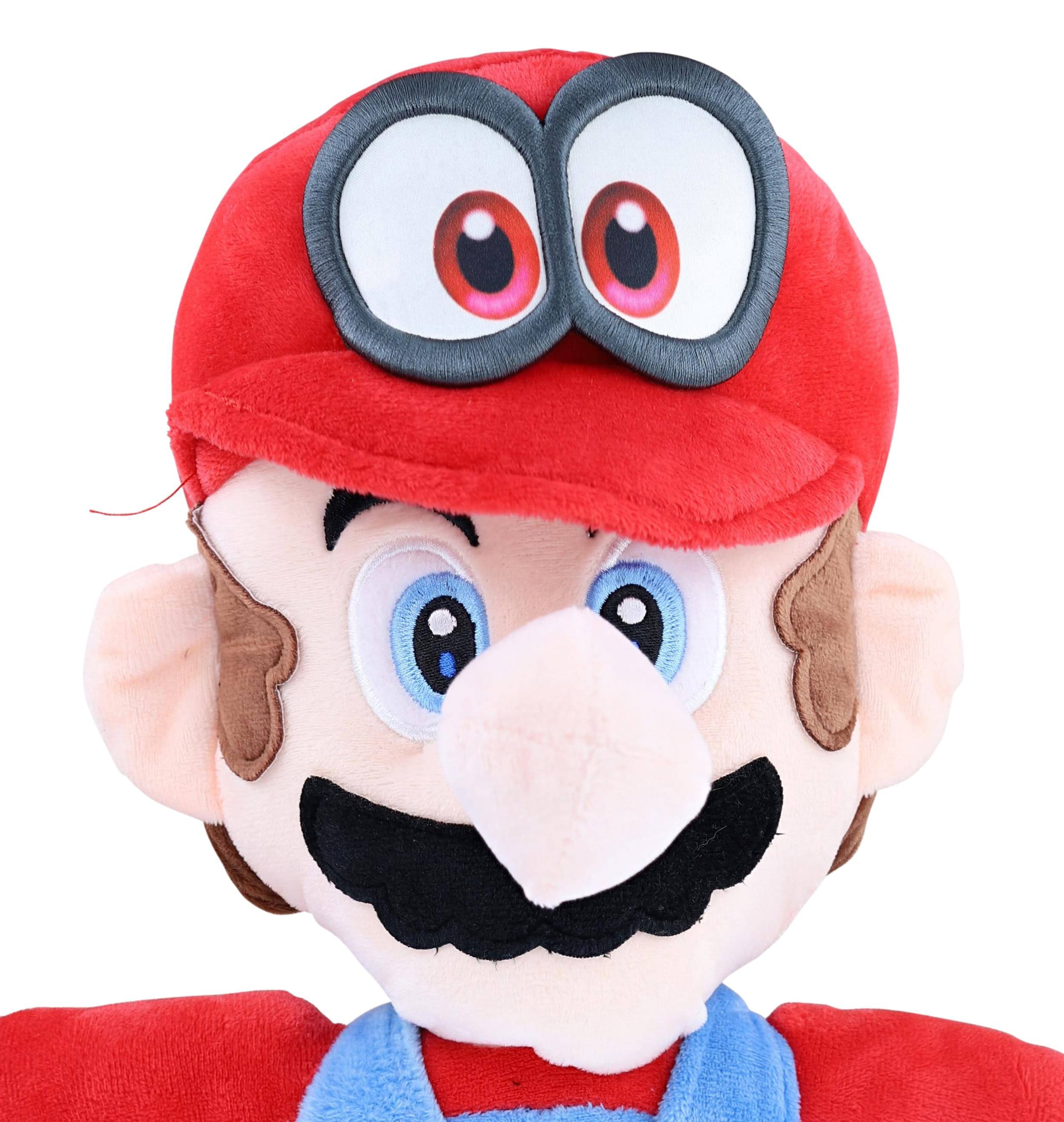 Alt View 10. Johnny's Toys - Nintendo Super Mario 18 Inch Character Plush | Mario Cappy - Red.