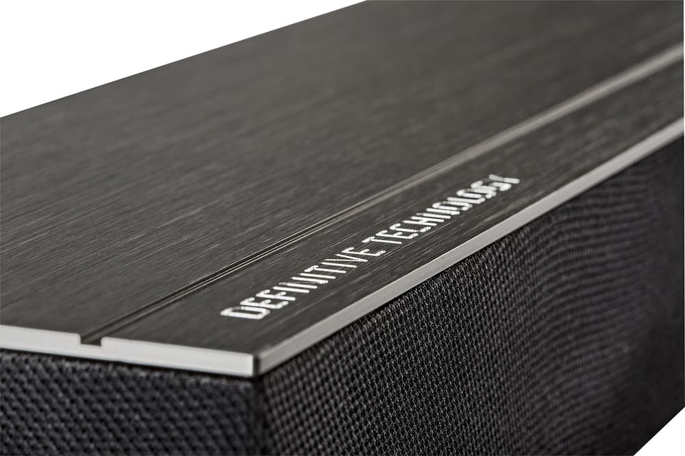 Alt View 11. Definitive Technology - W Studio Micro 3.1-Channel Soundbar with 8" Wireless Subwoofer and Wi-Fi Music Streaming - Brushed Aluminum.