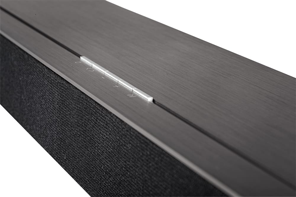 Alt View 12. Definitive Technology - W Studio Micro 3.1-Channel Soundbar with 8" Wireless Subwoofer and Wi-Fi Music Streaming - Brushed Aluminum.