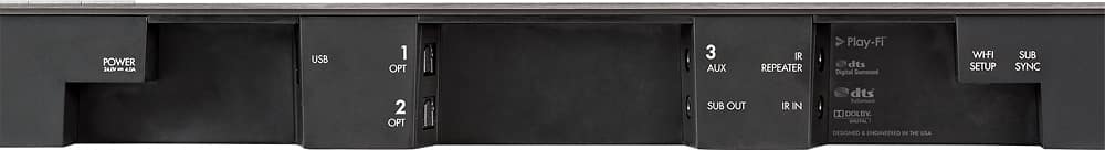 Alt View 15. Definitive Technology - W Studio Micro 3.1-Channel Soundbar with 8" Wireless Subwoofer and Wi-Fi Music Streaming - Brushed Aluminum.