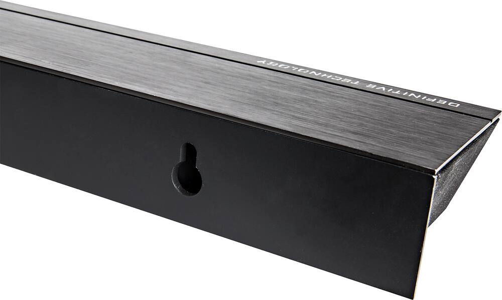 Alt View 16. Definitive Technology - W Studio Micro 3.1-Channel Soundbar with 8" Wireless Subwoofer and Wi-Fi Music Streaming - Brushed Aluminum.