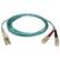 Alt View Standard 20. Tripp Lite - Aqua Duplex Fiber Patch Cable.