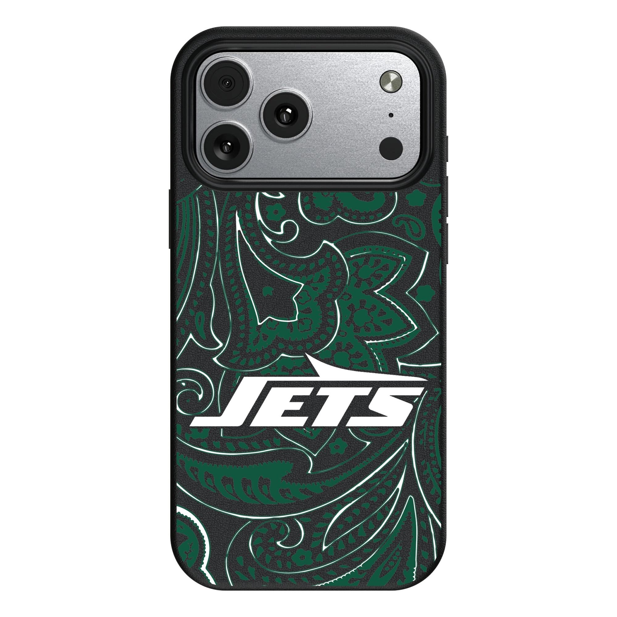 Keyscaper - NFL - New York Jets - Paisley iPhone Magnetic Bump Case - 17 Pro Max - Black price history on PriceWatchPro