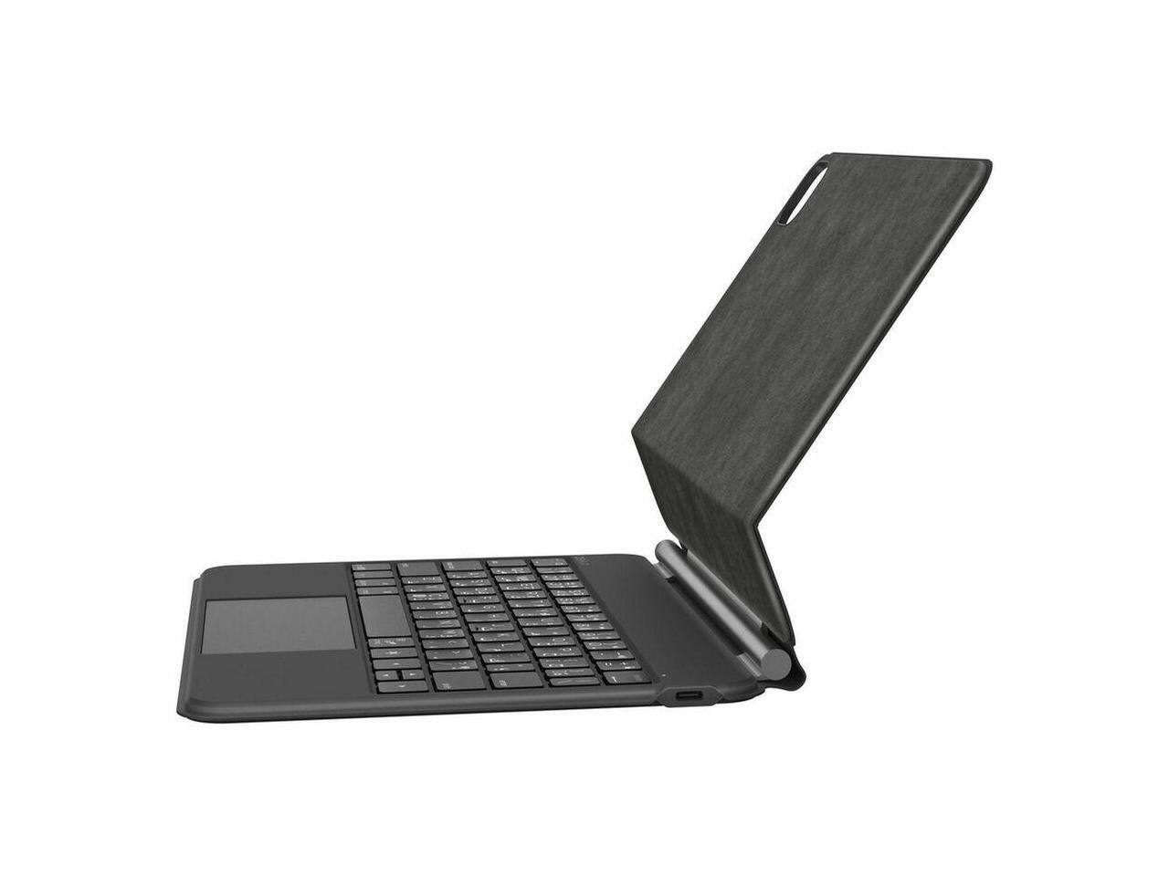 Alt View 4. Belkin - Belkin Connect Keyboard/Cover Case for 10.9"-11" iPad Pro, Air (2024-5th Gen) - Black.