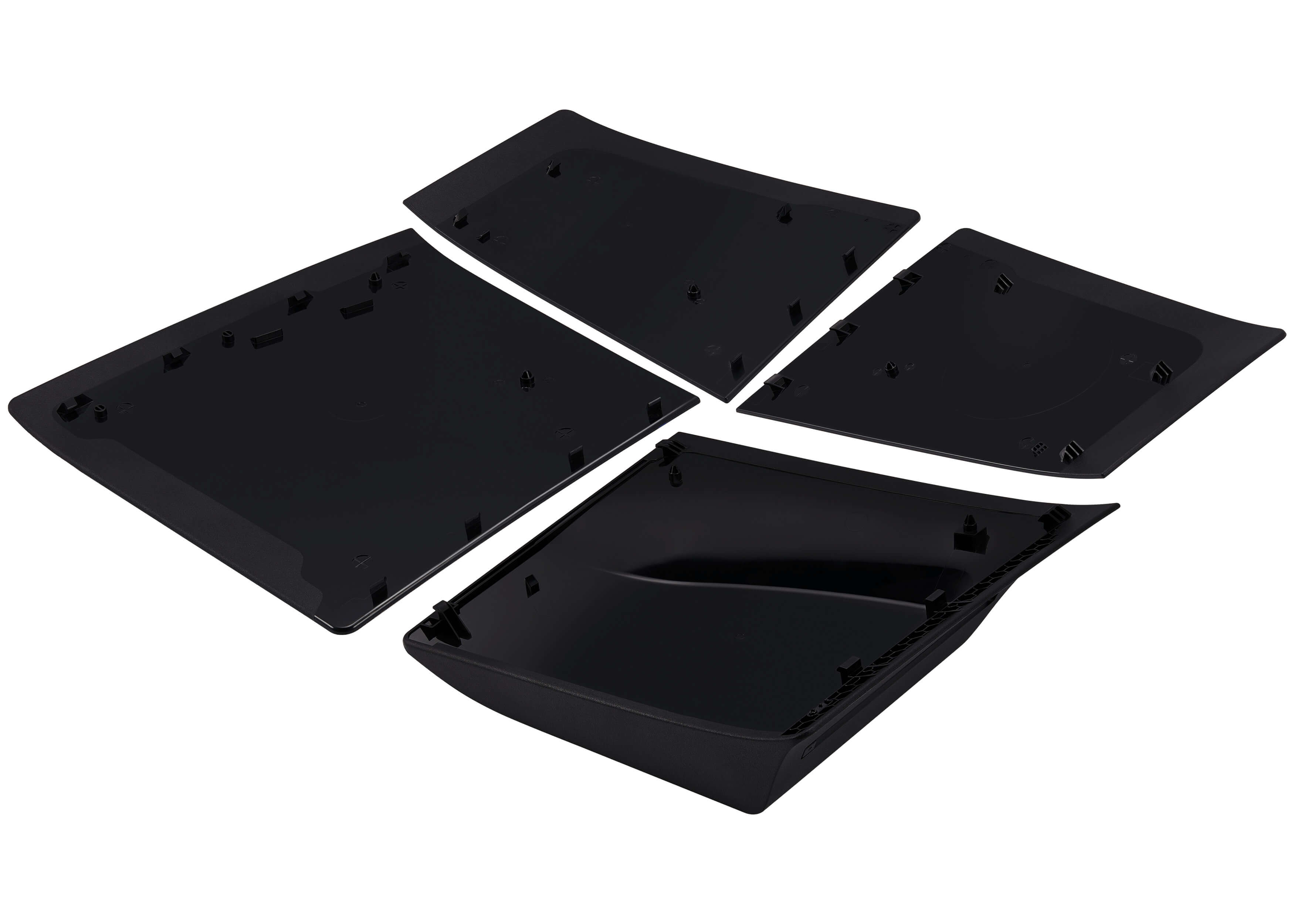 Alt View 2. MobileSentrix - EA Sport FC24 FIFA - PlayStation 5 Slim Disc Edition PS5 Compatible Console Faceplate Covers - Black.