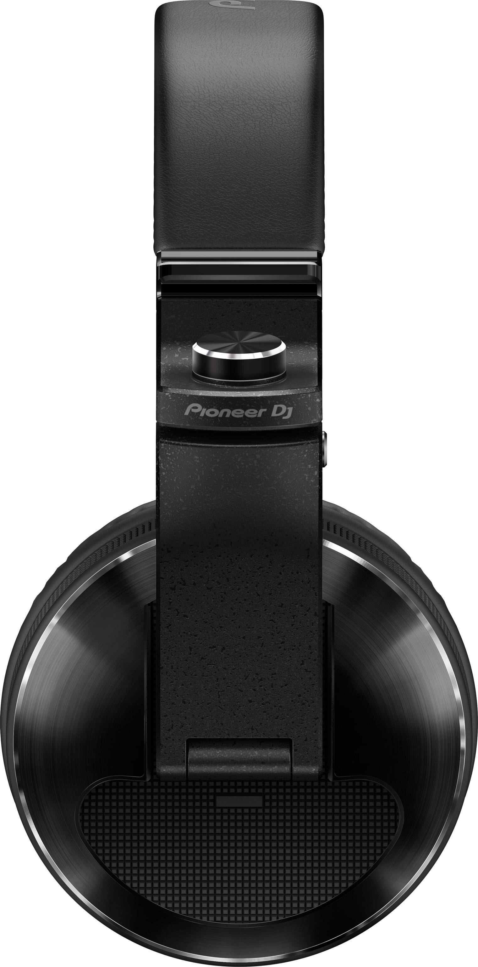 Back. Pioneer DJ - Flagship Over-Ear DJ Headphones, Includes Carrying Case, Coiled Cable & Straight Cable - Black.