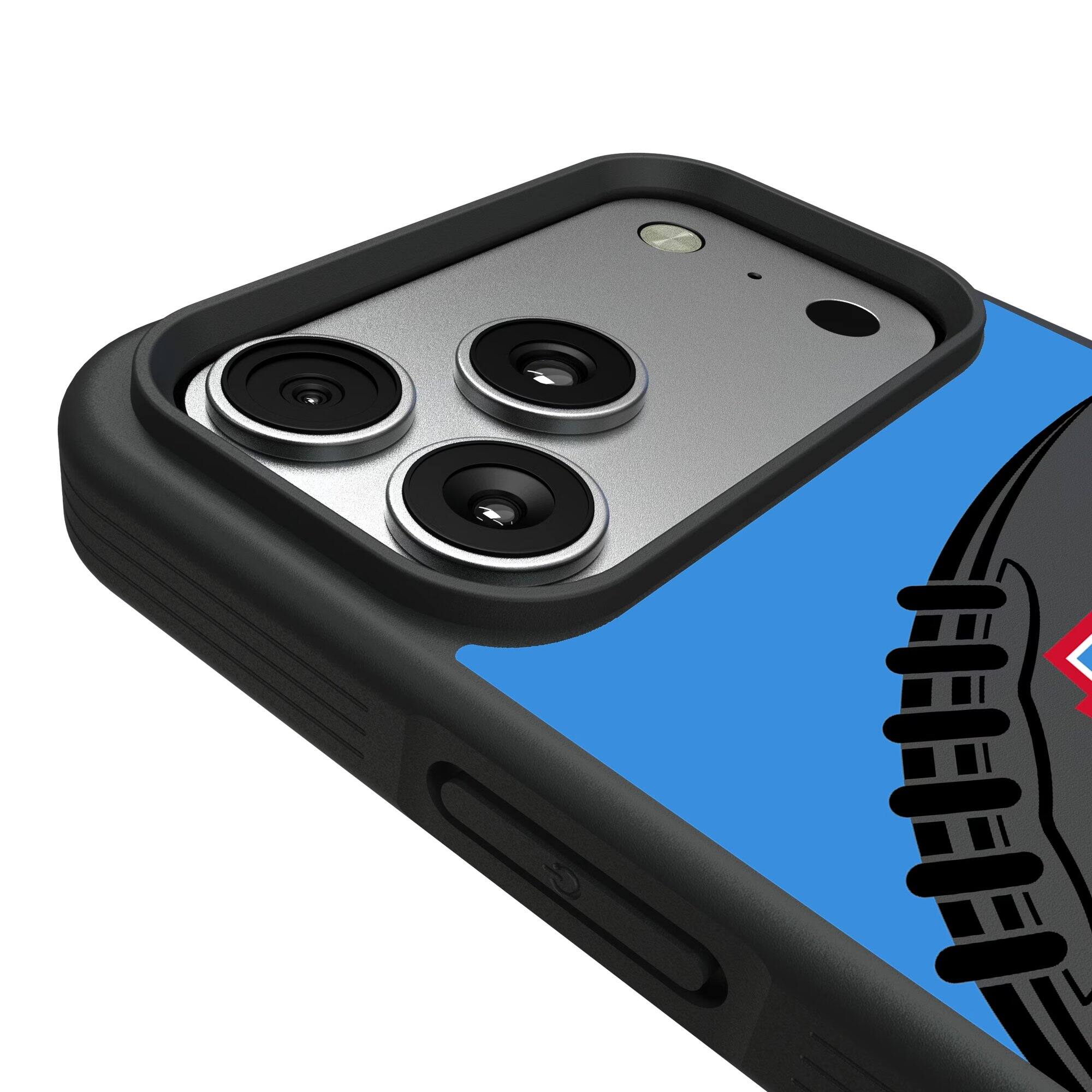 Alt View 2. Keyscaper - Houston Oilers iPhone Pastime Design Bump Case - 13 mini - Multicolor.