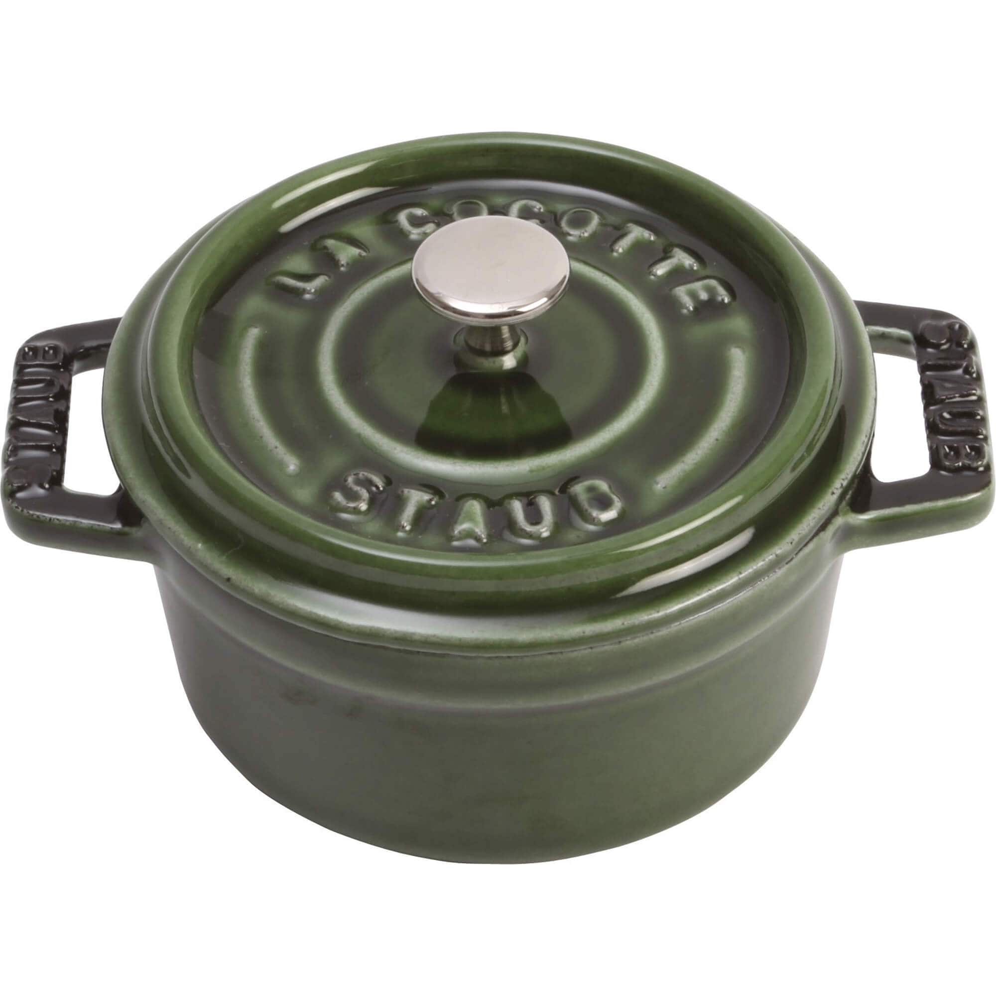 Staub Cast Iron 0.25-qt Mini Round Cocotte