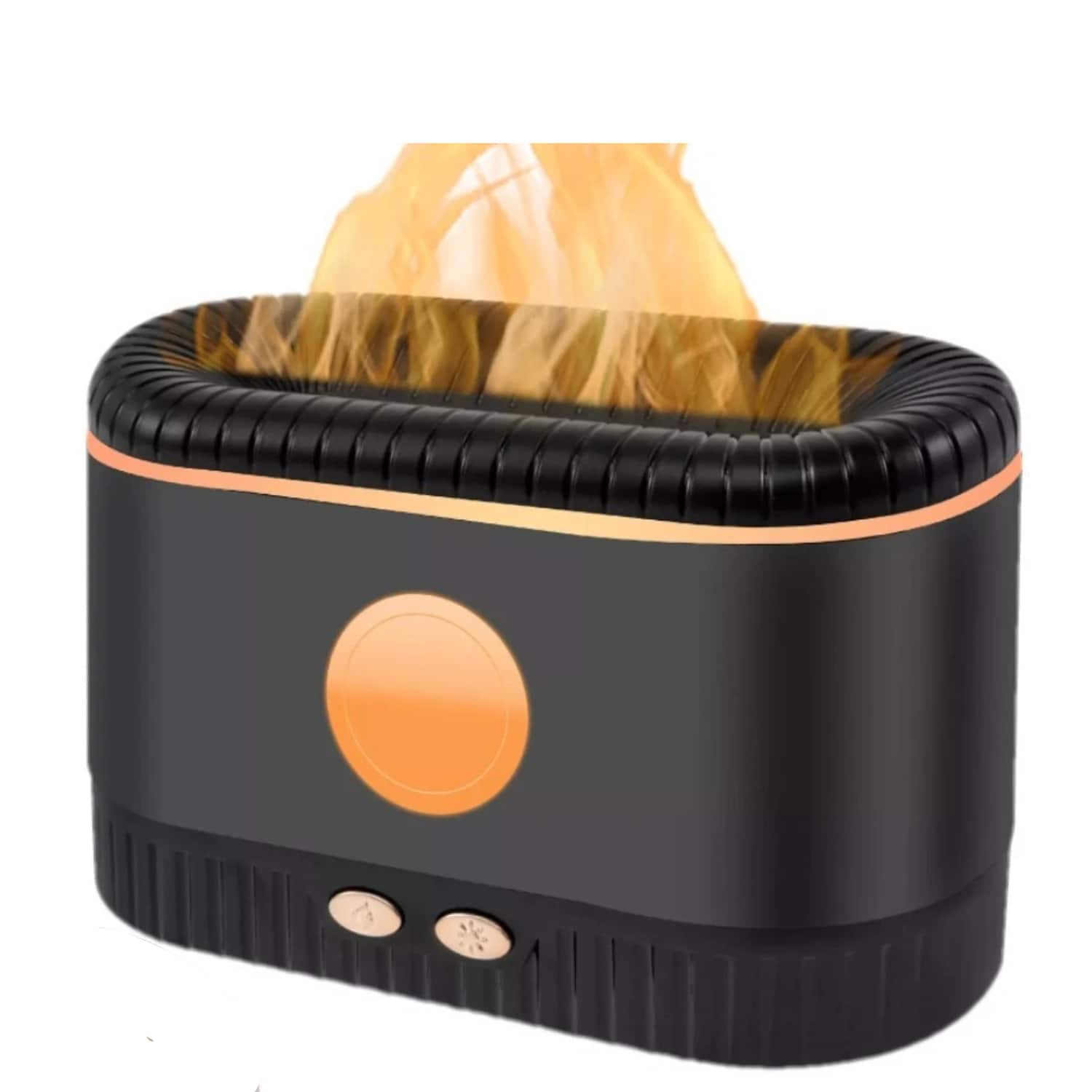 Home Collection - Aroma Humidifier Essential Oil Diffuser with 3D Volcano Flame Mist