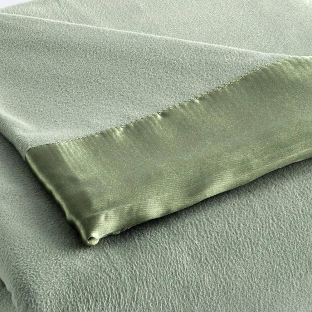 Front. Shavel Home Products - Shavel Home Products Micro Flannel All Seasons Lightweight Sheet Blanket for Year-Round Comfort - Willow.