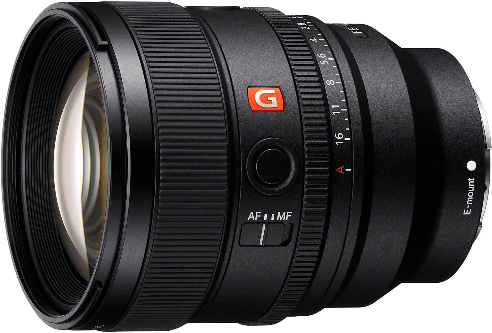 Front. Sony - FE 85mm F1.4 G Master II Lens - Black.