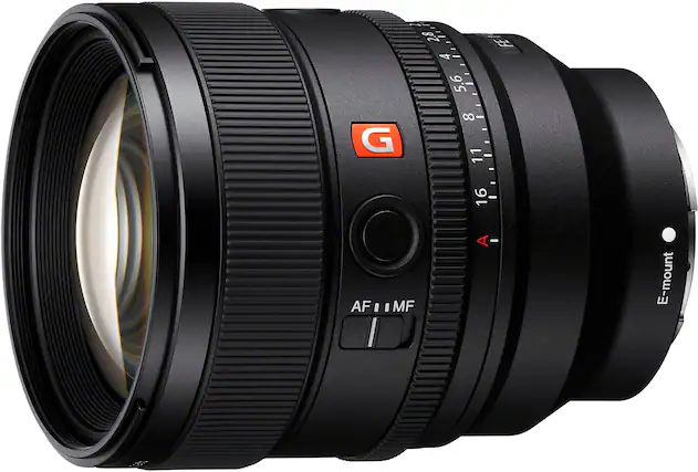Front. Sony - FE 85mm F1.4 G Master II Lens - Black.