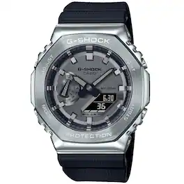 Casio - Men's G-Steel GM-2100 Series Grey Dial Watch - GM2100-1A - Silver