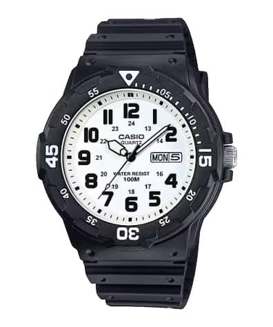 Casio - Men’s and White Analog Sport Watch - MRW-200H-7BV - Black