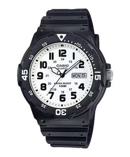 Casio - Men’s and White Analog Sport Watch - MRW-200H-7BV - Black