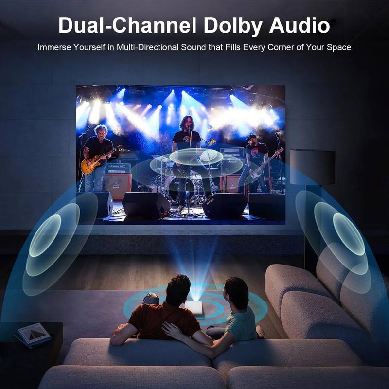Dual-Channel Dolby Audio  
Immerse Yourself in Multi-Directional Sound that Fills Every Corner of Your Space