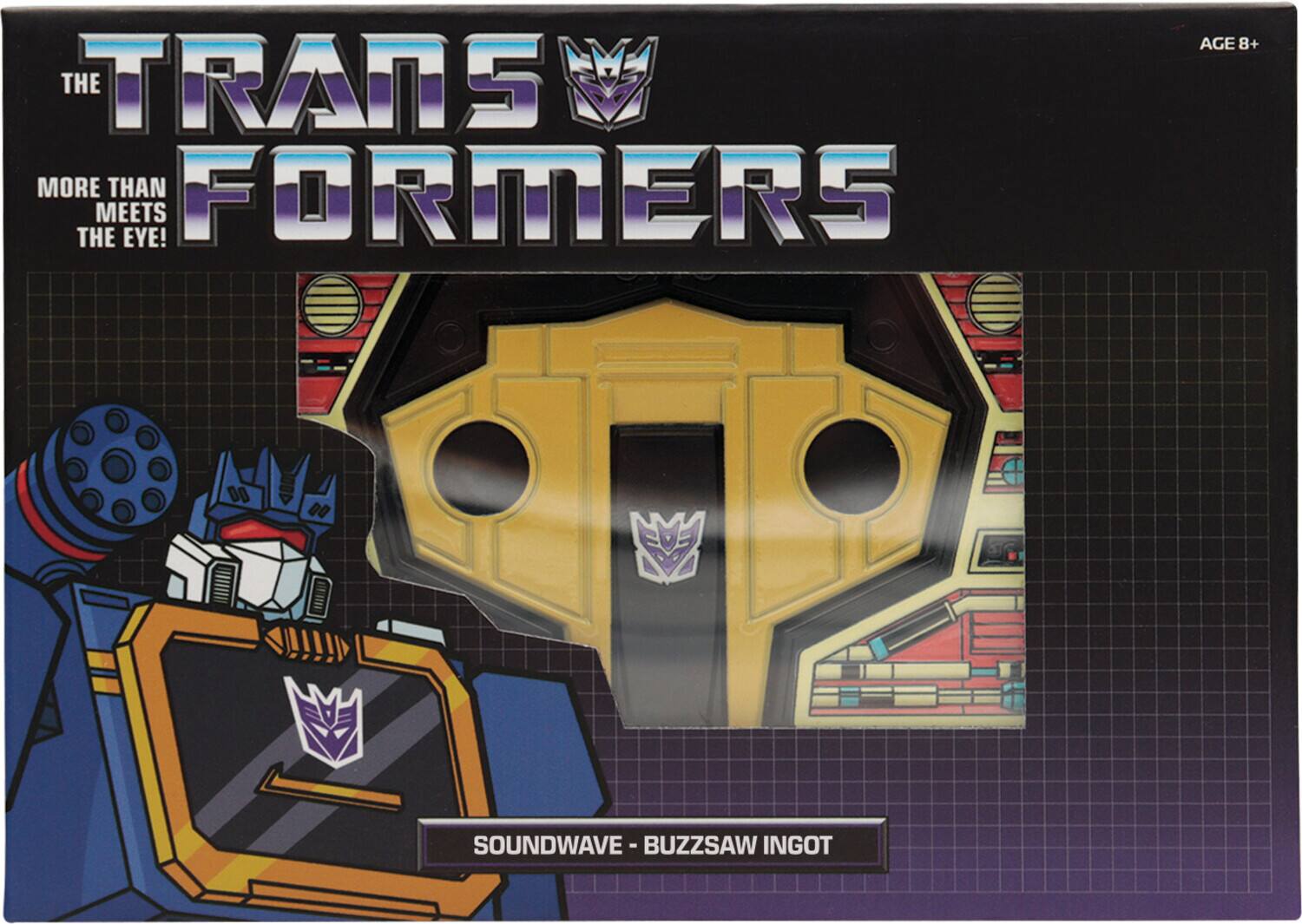 The Transformers: More Than Meets the Eye!  
Age 8+  
Soundwave - Buzzsaw Ingot