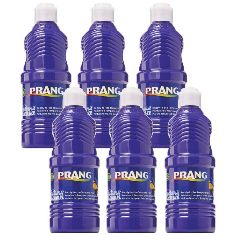 Prang - Washable Tempera Paint Violet 16 oz Pack of 6