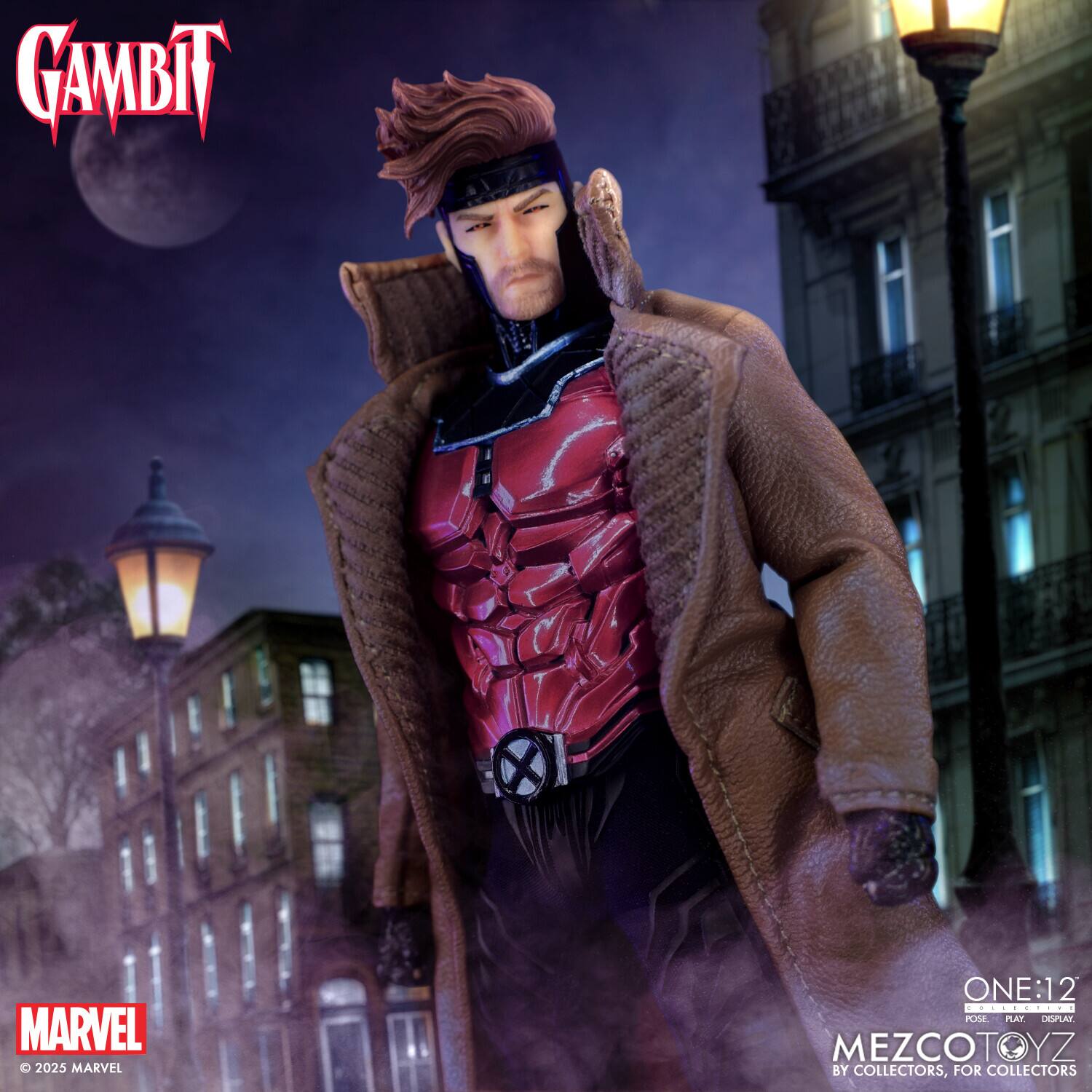 GAMBIT

MARVEL 2025 MARVEL

ONE:12 COLLECTIVE POSE PLAY. DISPLAY. MEZCOTOYZ BY COLLECTORS, FOR COLLECTORS