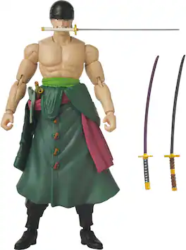 Bandai - Roronoa Zoro Three Sword Style - One Piece - Anime Heroes 6.5" Figure