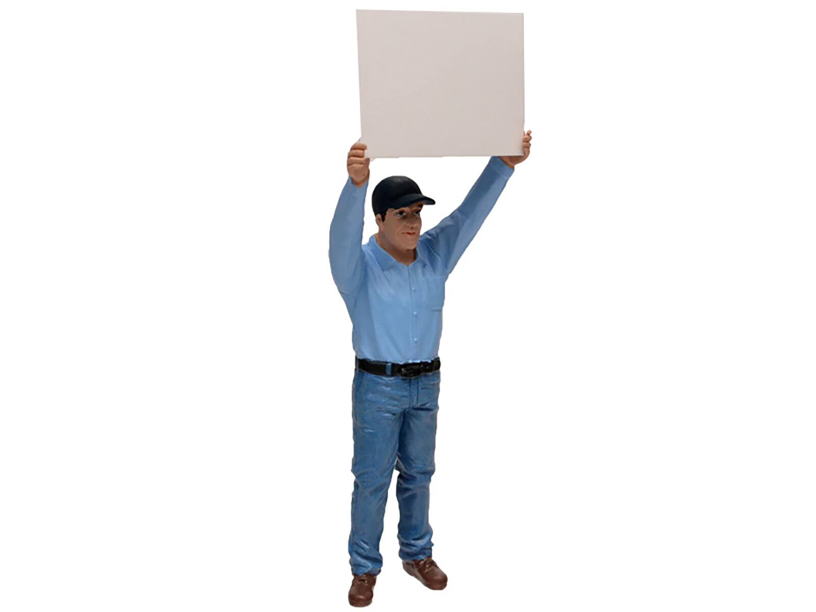 Alt View 1. American Diorama - Camera Crew Figure II "Crew Holding Reflector" For 1:18 Scale Models by American Diorama.