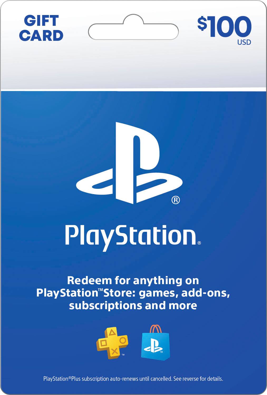 Sony - $100 PlayStation Store Gift Card