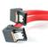 Alt View Standard 20. Startech - 18in Right Angle Latching SATA Cable M/M - Red.