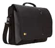 Front. Case Logic - Messenger Laptop Bag for 17" Laptop - Black.