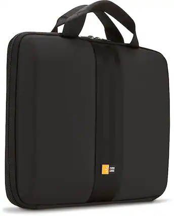 Front. Case Logic - 13.3" Laptop Sleeve - Black.
