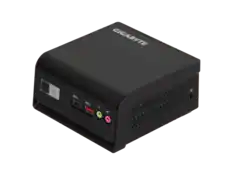 Front. GIGABYTE - GIGABYTE GB-BTIP-N150 Black Ultra Compact Mini PC, Intel® Processor N150, 4C, 6W..