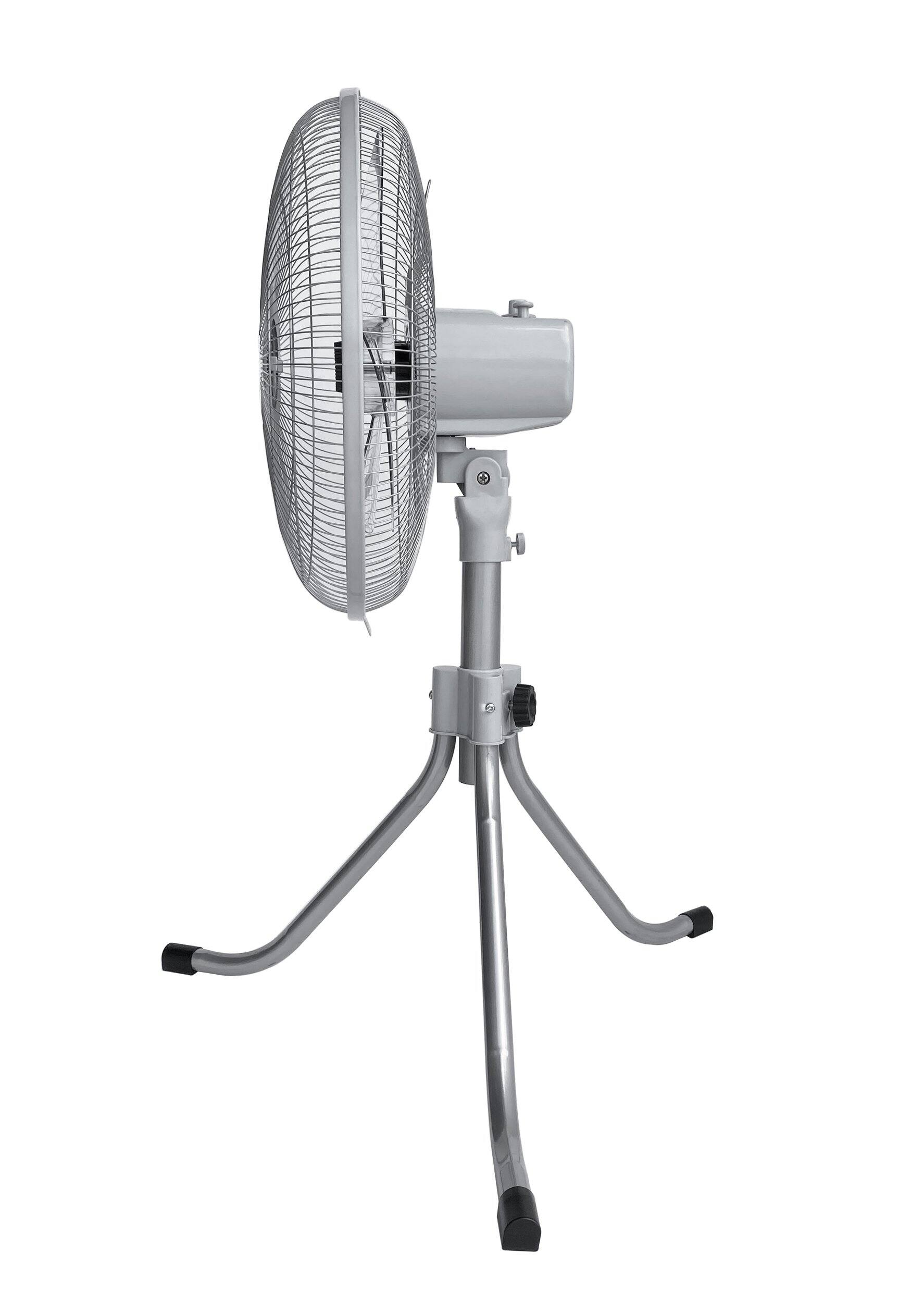 Angle. SPT - 18 in. Heavy Duty Fan - White.