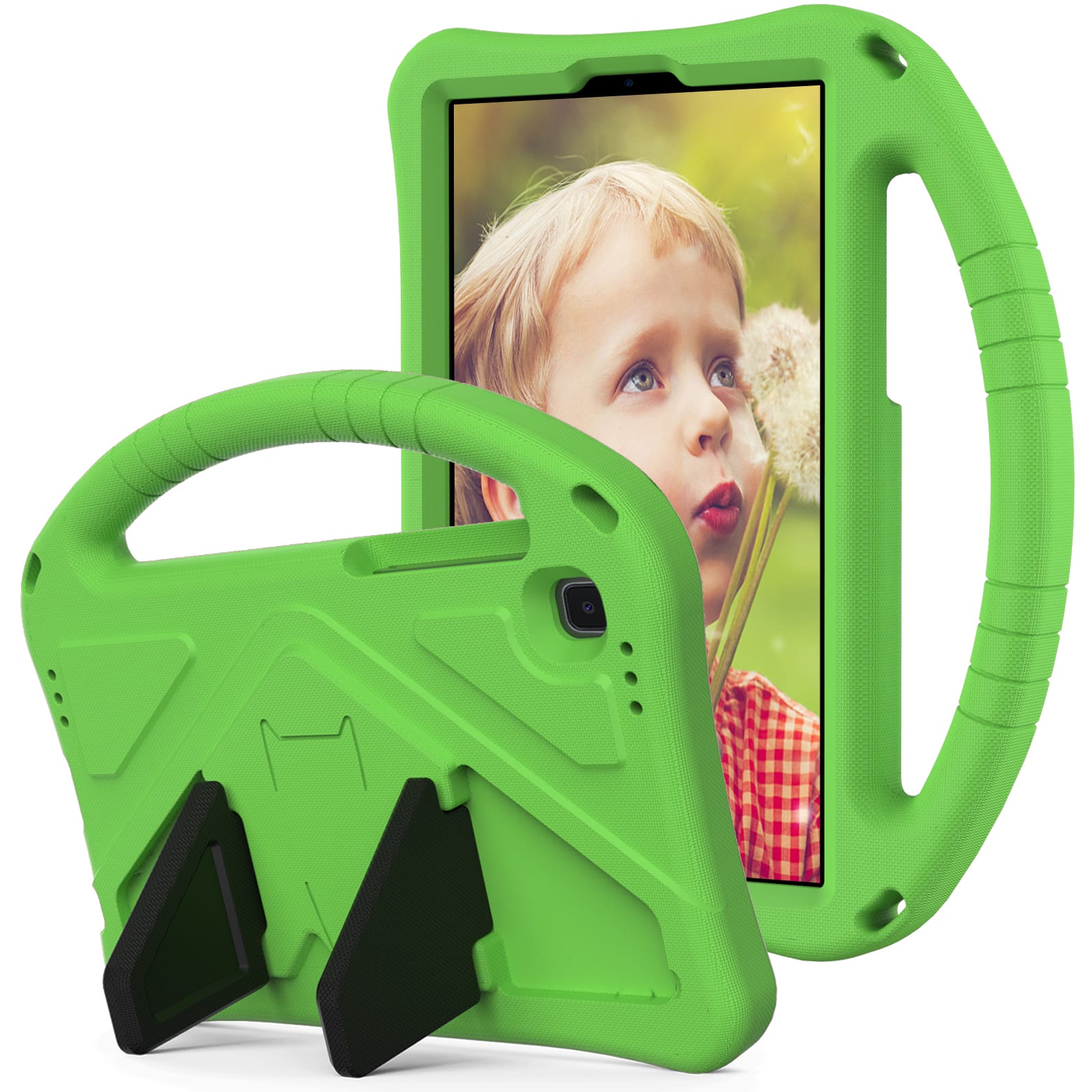 "Dteck - For Samsung Galaxy Tab A7 Lite 8.7"" 2021 SM-T220/T225 EVA Foam Tablet Case, Shockproof Handle Stand Lightweight Cover - Green" price history on PriceWatchPro