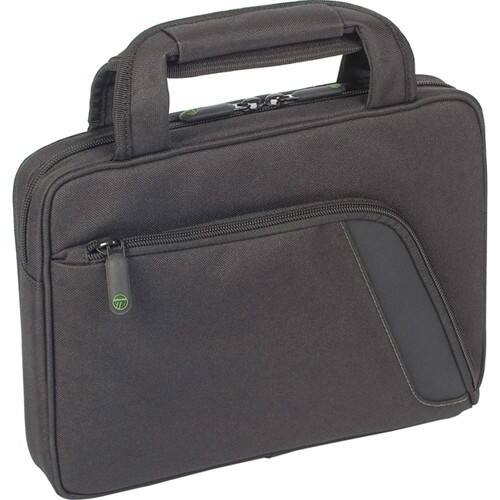 Front Standard. Targus - Spruce Carrying Case for 10.2" Netbook, - Black, Green.