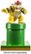 Left Zoom. PDP - Super Mario Pipe Stand for amiibo Figures - Green.
