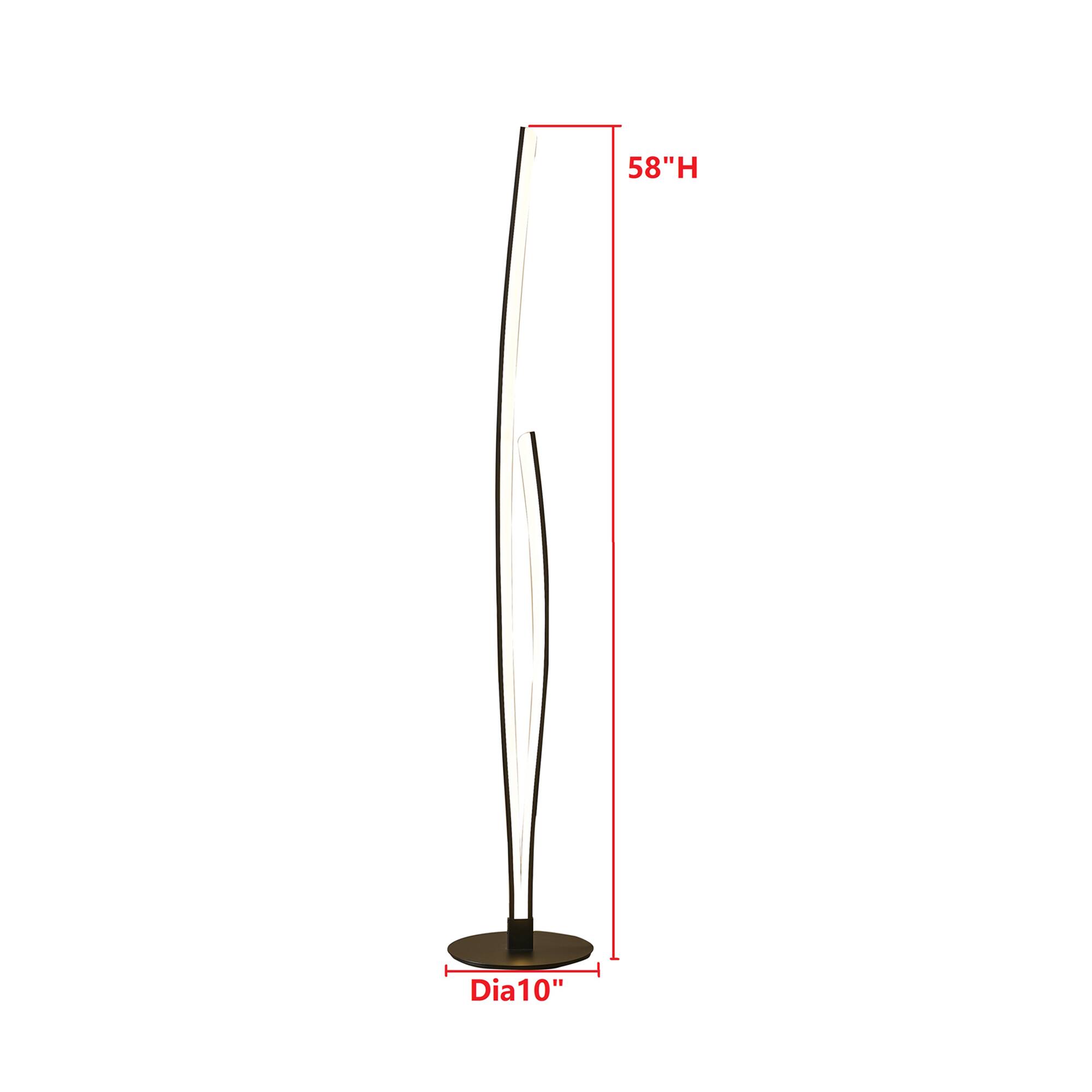 58"H  
Dia 10"