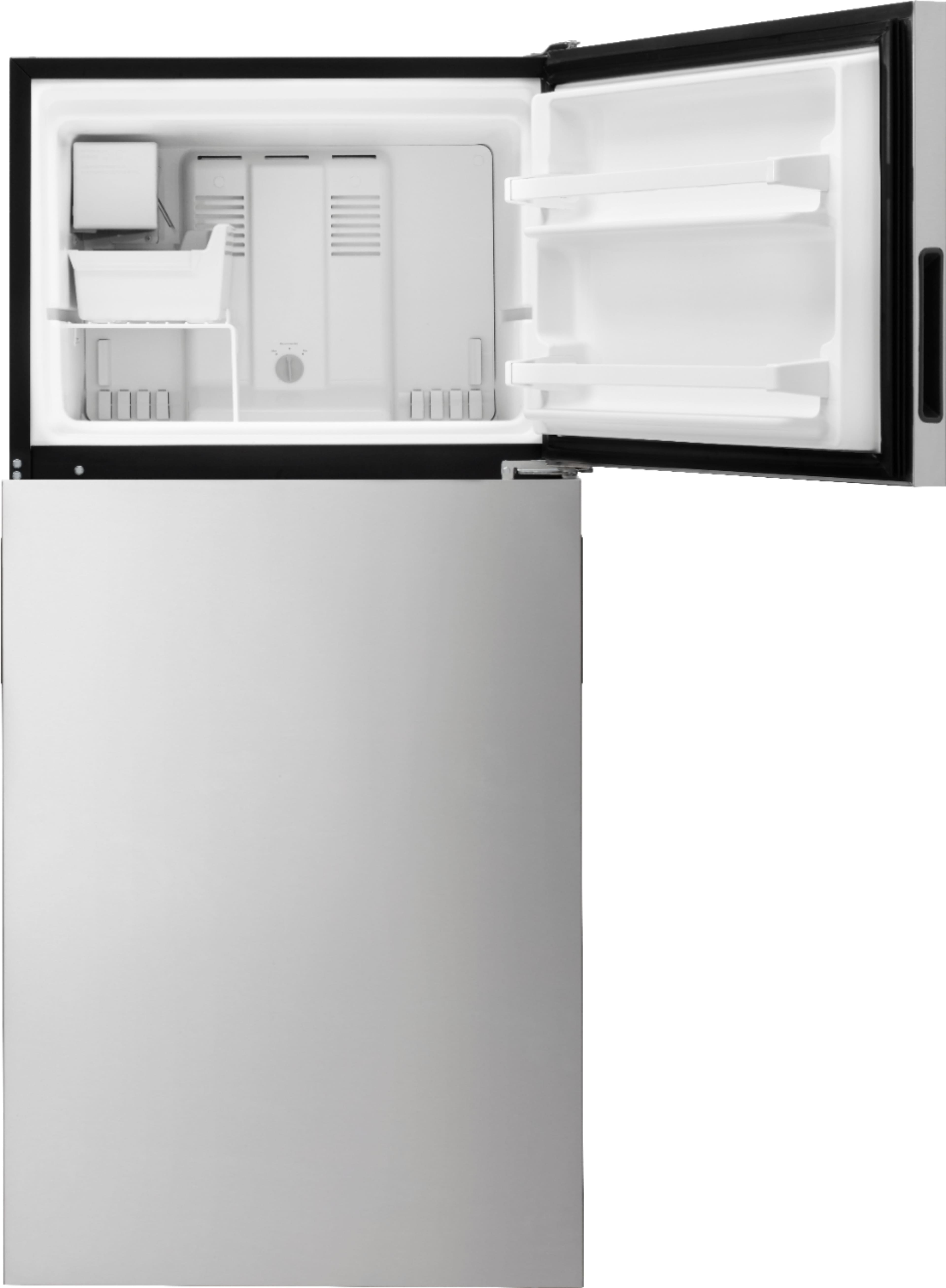 Whirlpool 18.2 Cu. Ft. Top-Freezer Refrigerator Stainless steel Whirlpool Stainless Steel Refrigerator Top Freezer